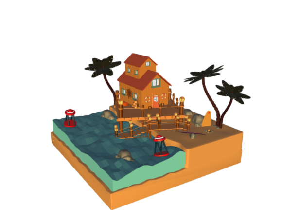 DIORAMA LOWPOLY