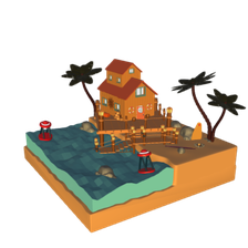 DIORAMA LOWPOLY