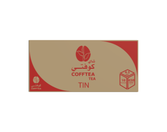 3D COFFTEA TEA TIN 450 CARTON