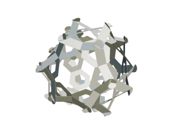 050 elevation of the dual of the truncated ocatahedron