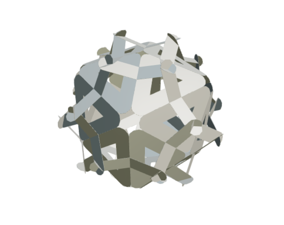 049 elevation of the dual of the truncated ocatahedron