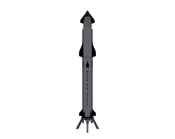 Starship Spacecraft (Gray Rocket) NFT