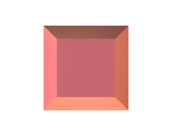 Inverted cube