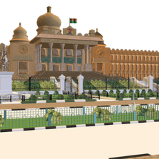 Vidhan Soudha Main Entry, 2023