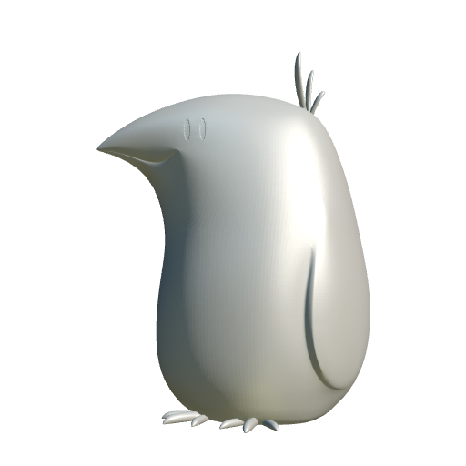 BIRB (3D printable cartoon bird)