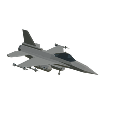 Blocky F-16