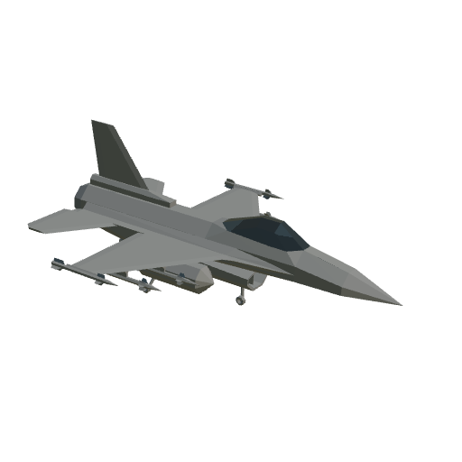 Blocky F-16