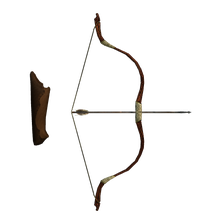 Bow with arrow and quiver