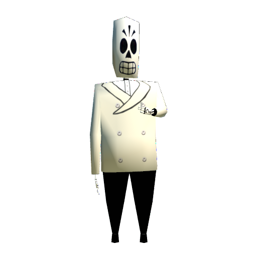 Manny Calavera_Lowpoly_Pose02