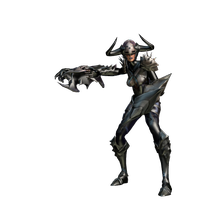 Darkflame Shyvana the Half-Dragon (League of Legends)