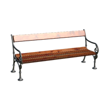 Vienna Bench - Baked, cycles