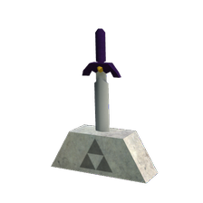 Master Sword Stand (Low Poly)