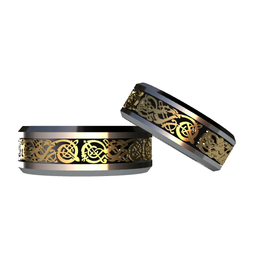 Celtic Dragon Rings