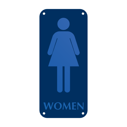 Sign: Toilet Women