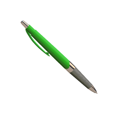 Plastic Green Pen 