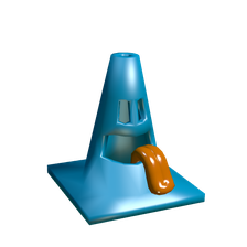 Bob, the traffic cone - Low poly