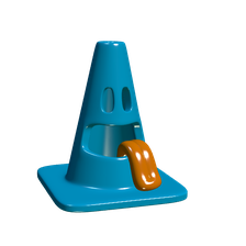 Bob, the traffic cone