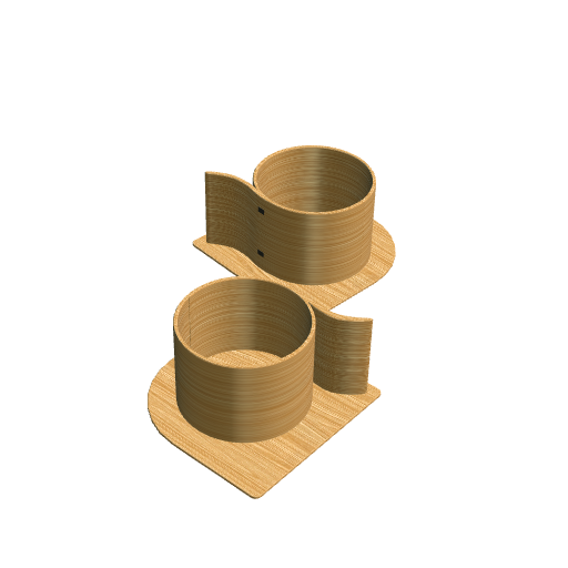 Wooden cups