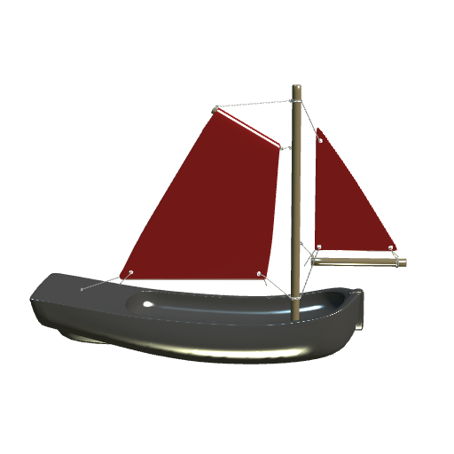 Plastic toy boat