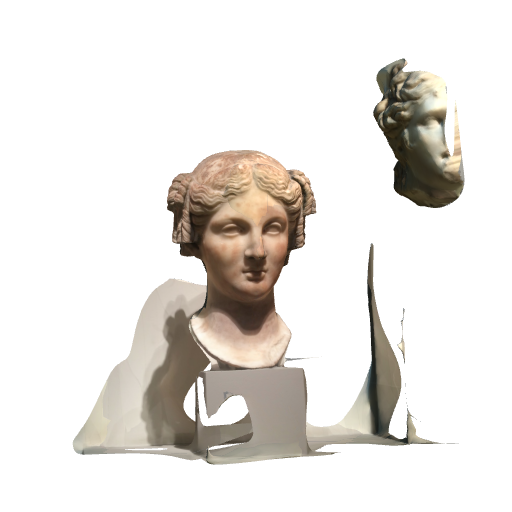 Marble head of a woman