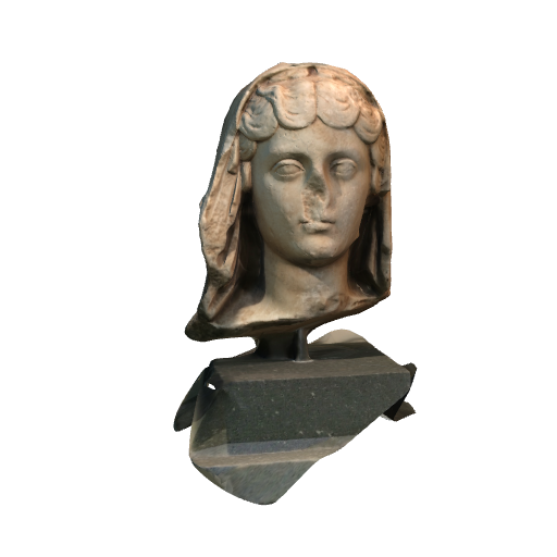 Marble portrait of the Empress Faustina the Younger, wife of the emperor Marcus Aurelius