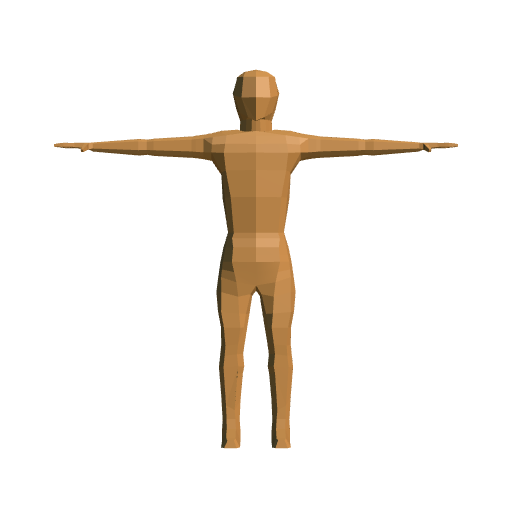 low poly character