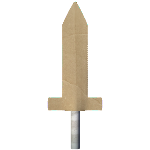 cardboard sword