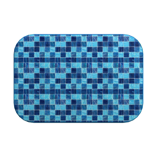 Blue Floor Tile Modular Asset