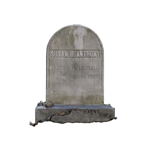 Susan B. Anthony Headstone 
