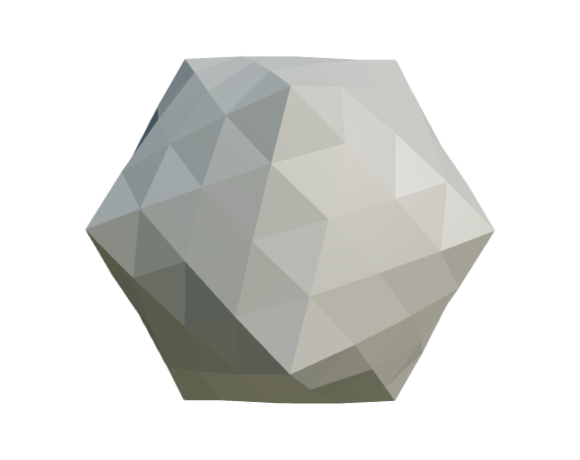 Icosahedron based Twisted Dome