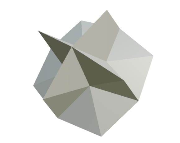 Mobius deltahedron from Disdyakis dodecahedron