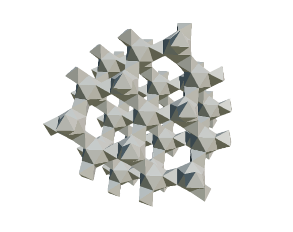 Octahedron-Icosahedron Lattice