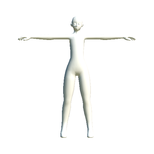 Low-poly Humanoid Base Mesh