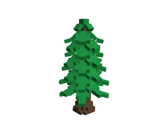Voxel Pine Tree