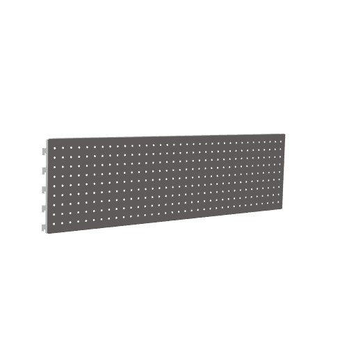 Панель (стенка) внутренний угол перфорированная 250 мм, окрашенная, белая, ПНС-ВНУ-Перф-250