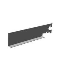 Кронштейн наклонный для хлебных корзин L=400мм, окрашенный, белый, КРН-ХК-400