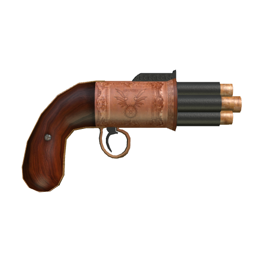 Steampunk Multibarrel Handgun