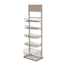 Стойка прикассовая 5 полукруглых корзин, Тс370