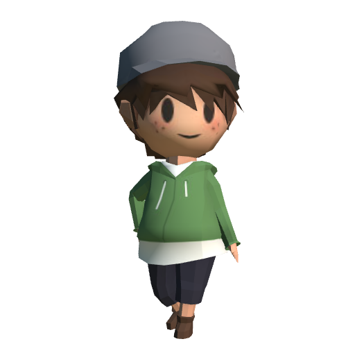 Chibi Who | Low Poly Model