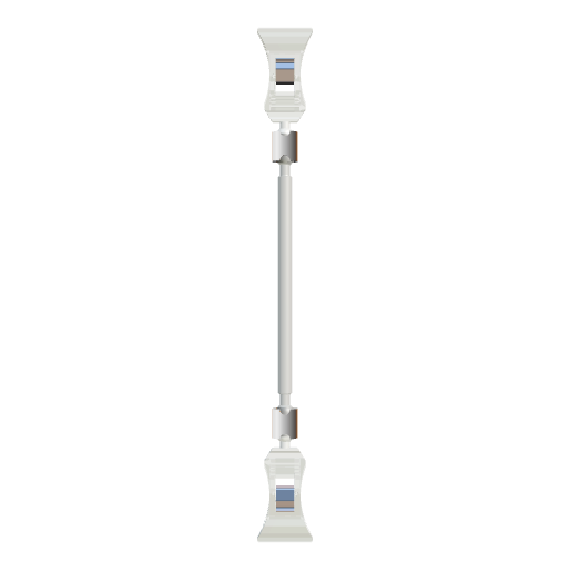 Ценникодержатель на прищепке двусторонний, высота 100 мм/ширина 20 мм, FXS-DBL-100/3339-100-20