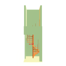 Лестница Напрудное (вариант 1) для сервиса