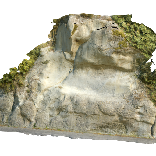 rocky wall3 low poly