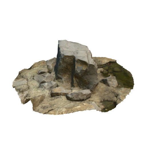 rock17 low poly