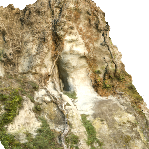 rocky wall5 low poly