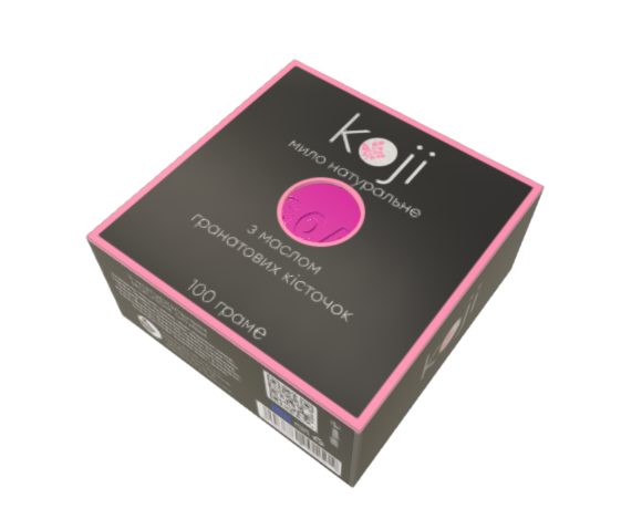 KOJI SOAP 3D black silver pink