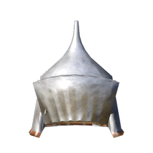 Pickelhaube with visor