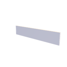 Панель козырька (фриз, канапе), окрашенный, белый, ПКФК