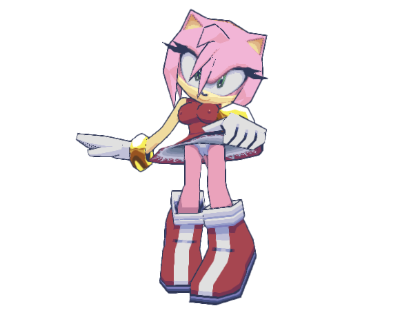 Amy Low Poly (Pose 2)