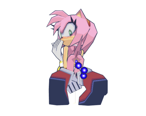Amy Low Poly (Pose 3)