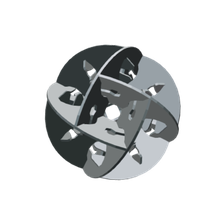 12 discs sphere - 도안(타원모양 구멍)